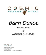 Barn Dance Unison choral sheet music cover Thumbnail